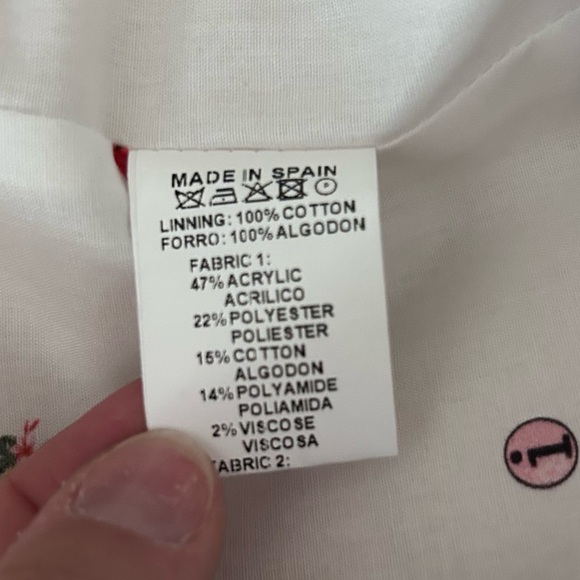 Anthropologie Vilagallo Embroidered Jacket in Ivory Sz 8 - Picture 9 of 9